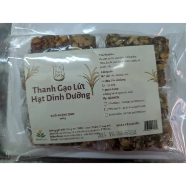 Thanh Gạo Lức HOA SEN và Yến Mạch Hạt Dinh Dưỡng Cho Người Ăn Kiêng Giảm Cân 4