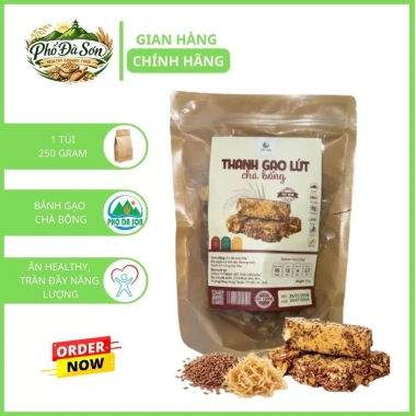 Thanh gạo lứt chà bông Việt Thái - healthy ít calo, tiện lợi người bận rộn 250g Thanh gạo lứt chà bông Việt Thái - healthy ít calo, tiện lợi người bận rộn 250g