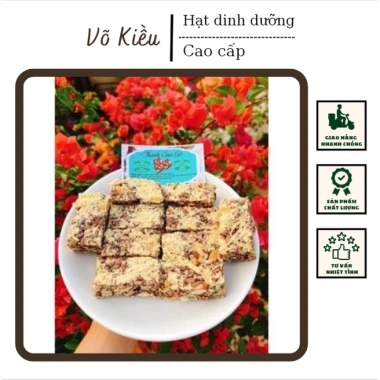 Thanh gạo lứt mix hạt và chà bông thơm ngon, dinh dưỡng, chỉ 75.000 VND