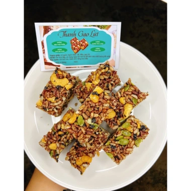 Thanh gạo lứt mix hạt và chà bông thơm ngon, dinh dưỡng, chỉ 75.000 VND