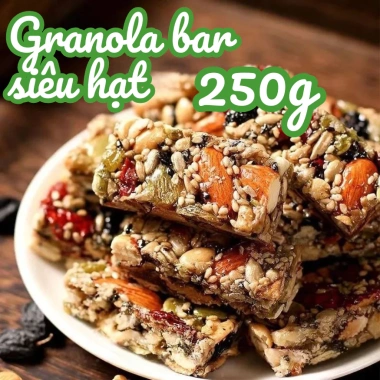 Thanh Granola Bar Ăn Kiêng Healthy - Ngũ Cốc Mamfa Giảm Cân, Bánh Ngũ Cốc, 109.900₫ 9 Thanh Granola Bar Ăn Kiêng Healthy - Ngũ Cốc Mamfa Giảm Cân, Bánh Ngũ Cốc, 109.900₫ 9