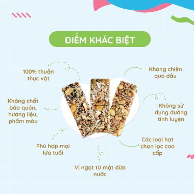 Thanh hạt dinh dưỡng Freshie hạt sen & đậu xanh - Giảm 18% - 91.200 VND