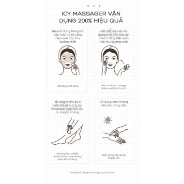 Thanh Lăn Đá Lạnh Dearmay - Thu Nhỏ Lỗ Chân Lông, Massage Đa Năng, Giá chỉ 159k 3