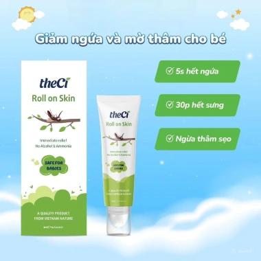 Thanh lăn Theci 8ml - Giảm ngứa vết muỗi đốt, an toàn cho bé, chỉ 99.000đ 6 Thanh lăn Theci 8ml - Giảm ngứa vết muỗi đốt, an toàn cho bé, chỉ 99.000đ 6