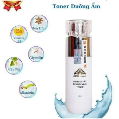 Thanh lí Toner Gimi Luxury Beautyfying - Làm sạch sâu, cân bằng ẩm, giảm bã nhờn, chỉ 369.000 VND (giá gốc 442.800 VND) 2 Thanh lí Toner Gimi Luxury Beautyfying - Làm sạch sâu, cân bằng ẩm, giảm bã nhờn, chỉ 369.000 VND (giá gốc 442.800 VND) 2