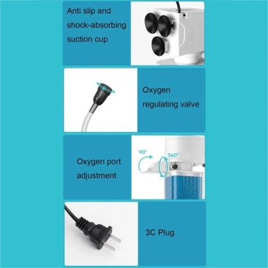Thanh lọc nước FUHUIOT - Bộ lọc chìm bể cá nhựa tắt tiếng, tích hợp máy bơm tuần hoàn, tháo rời, hút vệ sinh - 116.930₫