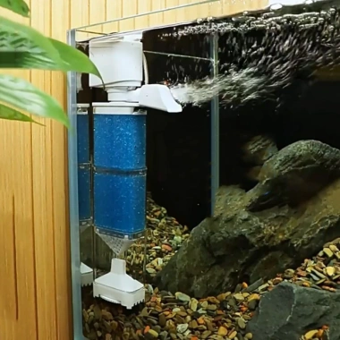 Thanh lọc nước FUHUIOT - Bộ lọc chìm bể cá nhựa tắt tiếng, tích hợp máy bơm tuần hoàn, tháo rời, hút vệ sinh - 116.930₫