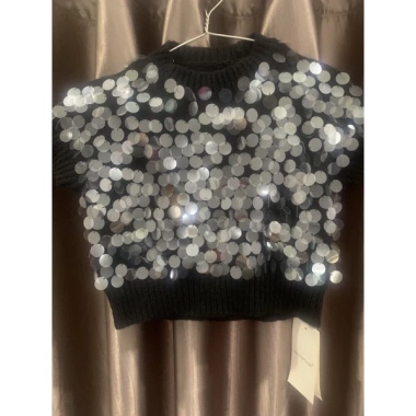 Thanh lý áo len bling bling size S Newtag - Giá chỉ 500.000đ, giảm 20%