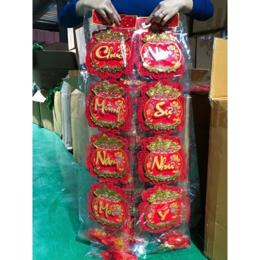 THANH LÝ Câu Đối Tết và Quạt Khánh Tết Tài Lộc May Mắn - Chọn Mẫu - Giá 55.000 10