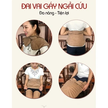 Thanh lý giá gốc Đai vai cổ gáy ngải cứu - Đai quấn cổ, làm nóng, chỉ 119.000₫ 7 Thanh lý giá gốc Đai vai cổ gáy ngải cứu - Đai quấn cổ, làm nóng, chỉ 119.000₫ 7