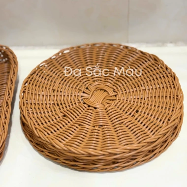 Thanh lý giá xưởng: Mẹt nhựa đan đa năng đựng đồ ăn, khay dĩa trái cây, rau củ, BBQ - Giá chỉ 62.000đ 6 Thanh lý giá xưởng: Mẹt nhựa đan đa năng đựng đồ ăn, khay dĩa trái cây, rau củ, BBQ - Giá chỉ 62.000đ 6