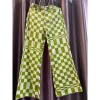 Thanh lý quần kaki jean sọc kẻ xanh lá, dáng suông size S - Giá chỉ 450.000đ 2