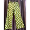 Thanh lý quần kaki jean sọc kẻ xanh lá, dáng suông size S - Giá chỉ 450.000đ 3