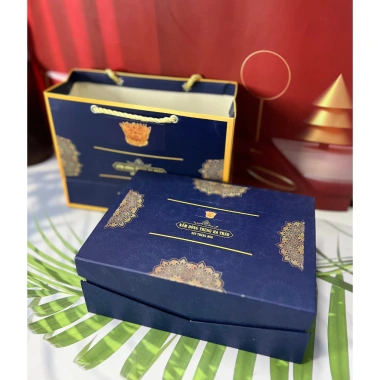 Thanh lý rẻ Hộp Quà Đông Trùng Hạ Thảo 280ml Vuông/Lục Giác - Bao gồm túi, 55.000 VND