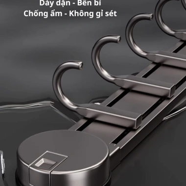 Thanh móc treo đồ hút chân không đa năng nhà tắm bếp – Không khoan, không keo, 45.000₫ 7