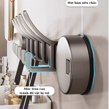 Thanh móc treo đồ lực hút chân không đa năng Omiseph - Giá chỉ 45.000 5 Thanh móc treo đồ lực hút chân không đa năng Omiseph - Giá chỉ 45.000 5