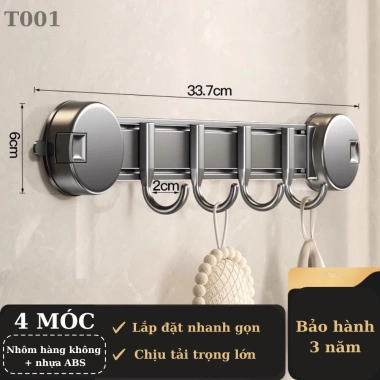 Thanh móc treo đồ lực hút chân không đa năng Omiseph - Giá chỉ 45.000 10 Thanh móc treo đồ lực hút chân không đa năng Omiseph - Giá chỉ 45.000 10