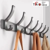 Thanh móc treo đồ TÁOHOME thép carbon hiện đại, móc áo cửa ra vào, nhà tắm, lắp dán tường chắc chắn - 69.000₫