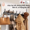 Thanh móc treo đồ TÁOHOME thép carbon hiện đại, móc áo cửa ra vào, nhà tắm, lắp dán tường chắc chắn - 69.000₫ 4