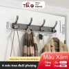 Thanh móc treo đồ TÁOHOME thép carbon hiện đại, móc áo cửa ra vào, nhà tắm, lắp dán tường chắc chắn - 69.000₫ 5