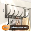 Thanh móc treo quần áo sau cửa không cần khoan - Đa năng, thép không gỉ, tiết kiệm không gian 8