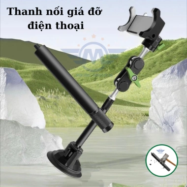 Thanh nối dài giá đỡ điện thoại ô tô Titan Lanparte B01 - Kẹp đa năng, 118k
