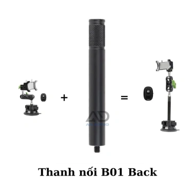 Thanh nối dài giá đỡ điện thoại ô tô Titan Lanparte B01 - Kẹp đa năng, 118k