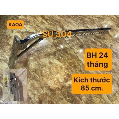 Thanh phơi quần áo gấp gọn cao cấp SU 304 thiết kế mới tiết kiệm không gian bảo hành 24 tháng giá 190.000₫