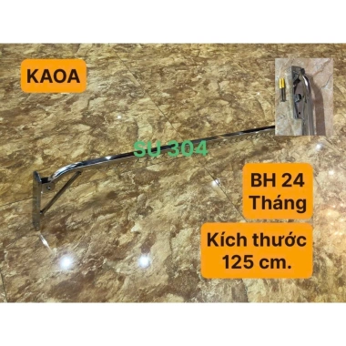 Thanh phơi quần áo gấp gọn cao cấp SU 304 thiết kế mới tiết kiệm không gian bảo hành 24 tháng giá 190.000₫ 4 Thanh phơi quần áo gấp gọn cao cấp SU 304 thiết kế mới tiết kiệm không gian bảo hành 24 tháng giá 190.000₫ 4