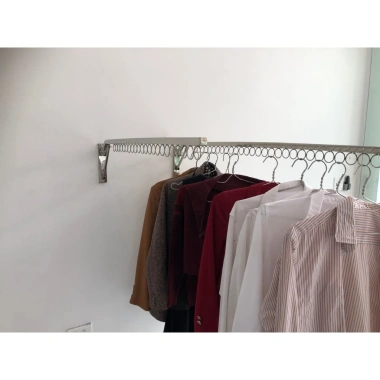 Thanh phơi quần áo gấp gọn cao cấp SU 304 thiết kế mới tiết kiệm không gian bảo hành 24 tháng giá 190.000₫ 8 Thanh phơi quần áo gấp gọn cao cấp SU 304 thiết kế mới tiết kiệm không gian bảo hành 24 tháng giá 190.000₫ 8