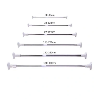 Thanh treo đa năng treo quần áo & rèm cửa không khoan tường - Giá 98.000₫