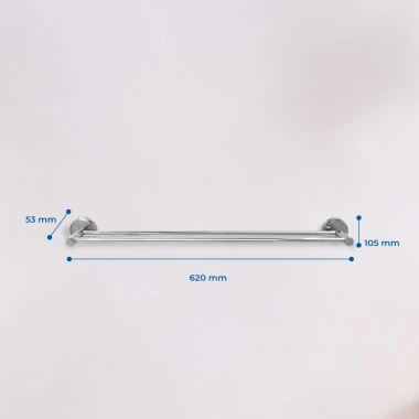 Thanh treo khăn nhà tắm Deli QUI PHÚC inox 304 không gỉ sáng bóng, đa dạng kích thước, giá ưu đãi 120.540 VND 2 Thanh treo khăn nhà tắm Deli QUI PHÚC inox 304 không gỉ sáng bóng, đa dạng kích thước, giá ưu đãi 120.540 VND 2