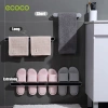 Thanh treo khăn nhà tắm ECOCO dán tường siêu chắc - 3 kích thước, 2 màu xám-đen, nhựa ABS, giảm giá 59.000 VND 7