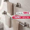 Thanh treo khăn tắm LAVAR dán tường - hợp kim nhôm, miếng dán CB07 giá 17.000 VND
