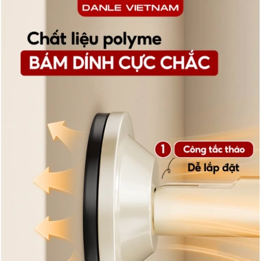 Thanh treo móc quần áo hút chân không bám chắc – Không khoan, giá 45.900₫ 4