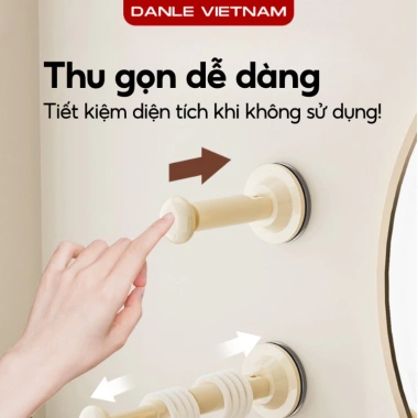 Thanh treo móc quần áo hút chân không bám chắc – Không khoan, giá 45.900₫ 5