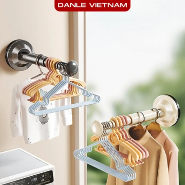 Thanh treo móc quần áo hút chân không bám chắc – Không khoan, giá 45.900₫ 8