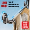 Thanh treo quần áo tăng giảm độ dài, lắp hút chân không, không dùng cho tường đá - Giá 130.820₫ 3