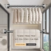 Thanh treo rèm inox 25mm YUYU - Sào phơi quần áo không khoan tường, lắp đặt nhanh, giá 156.644₫ 3