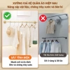 Thanh U treo quần áo thép chịu lực - sào treo tường, sơn tĩnh điện 3 màu, đủ size, kèm vít & tắc kê, giảm giá 20% 4