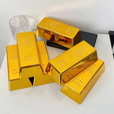 Thanh vàng giả MAOYE66SY - Gạch vàng lấp lánh, chống đỡ cửa, Bullion Bar, giá ưu đãi 133.100 VND