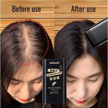 Thanh Vuốt Đen Tóc Bạc Dạng Sáp Lăn Răng Cưa - Nhuộm Tóc Phủ Bạc Nhanh Chóng, Giá 60.000