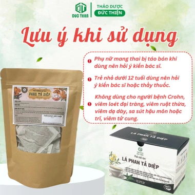 Thảo dược hỗ trợ nhuận tràng - Trà Phan Tả Diệp Đức Thiện 30 túi, giảm đầy hơi, tiêu hoá tốt, chỉ 57.000đ 2