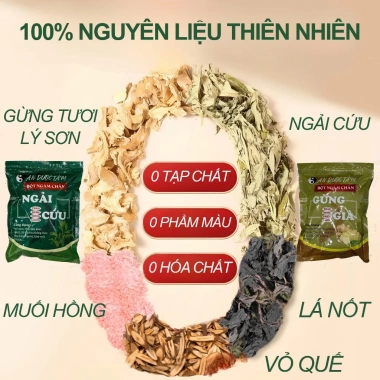 Thảo Dược Ngâm Chân 100 Gói Muối Tự Nhiên Giảm Nhức Mỏi Thư Giãn và Hỗ Trợ Ngủ Ngon