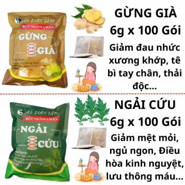 Thảo Dược Ngâm Chân 100 Gói Muối Tự Nhiên Giảm Nhức Mỏi Thư Giãn và Hỗ Trợ Ngủ Ngon