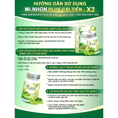 Thảo Mộc Mi.Nhon Plus - Thực Phẩm Bổ Sung Giảm Cân An Toàn, Giá Ưu Đãi 663k 3