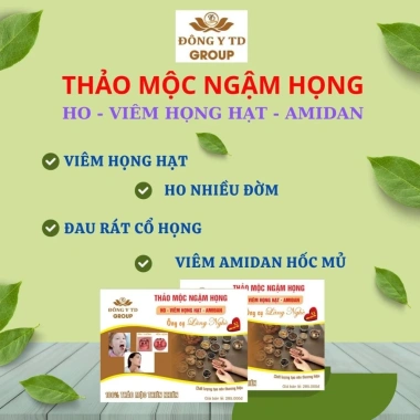 Thảo mộc trà ngậm họng Cụ Làng - Giảm ho, làm dịu họng, Giá chỉ 205.000₫ 2