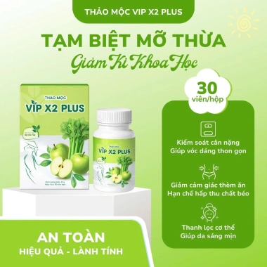 Thảo mộc VIP X2 PLUS giảm cân an toàn đào thải độc tố sáng da đẹp dáng giá 520.000 VND 5 Thảo mộc VIP X2 PLUS giảm cân an toàn đào thải độc tố sáng da đẹp dáng giá 520.000 VND 5