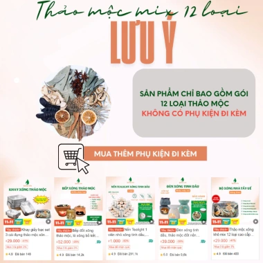 Thảo mộc xông nhà 12 loại Better Life - Tẩy uế, đón Tết, mở cửa tài lộc, giá 70.000 VND 5
