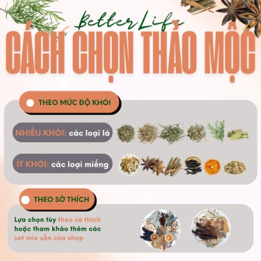 Thảo mộc xông nhà 12 loại Better Life - Tẩy uế, đón Tết, mở cửa tài lộc, giá 70.000 VND 6